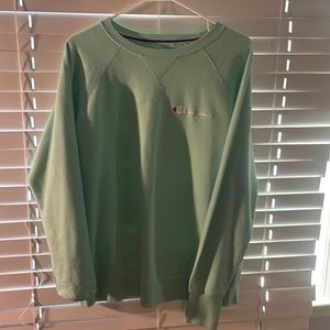 Mint green champion sweatshirt